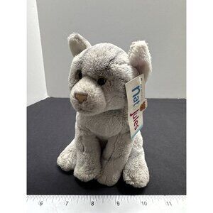 Animalcraft Grey Tabby Cat Beanbag Plush By Nat & Jules - 6" Stuffed Animal Toy